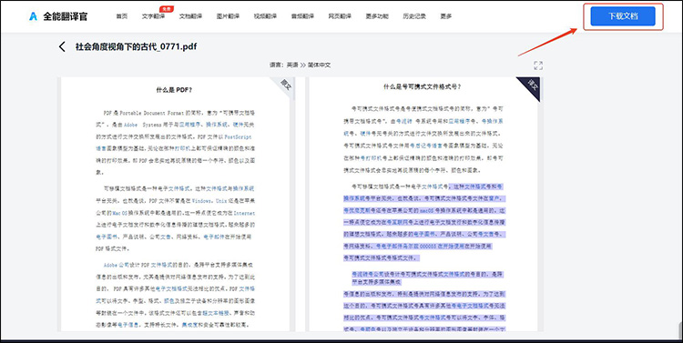 pdf怎么翻译全篇成中文3